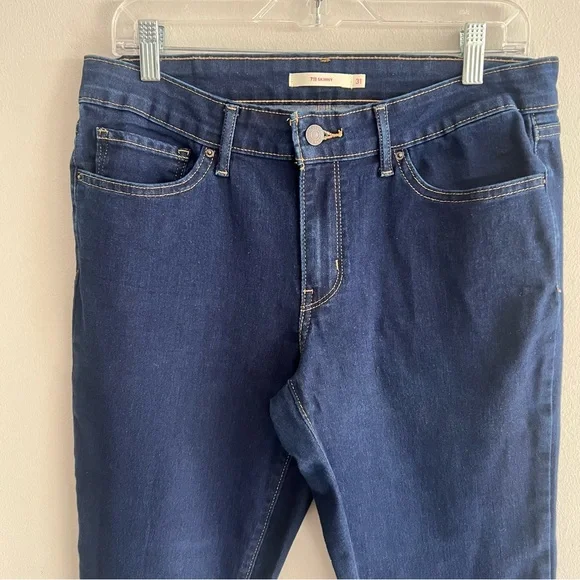 Levi’s women’s 711 Skinny size 31 dark Blue Women's Jeans stretch beauti… - Picture 2 of 8